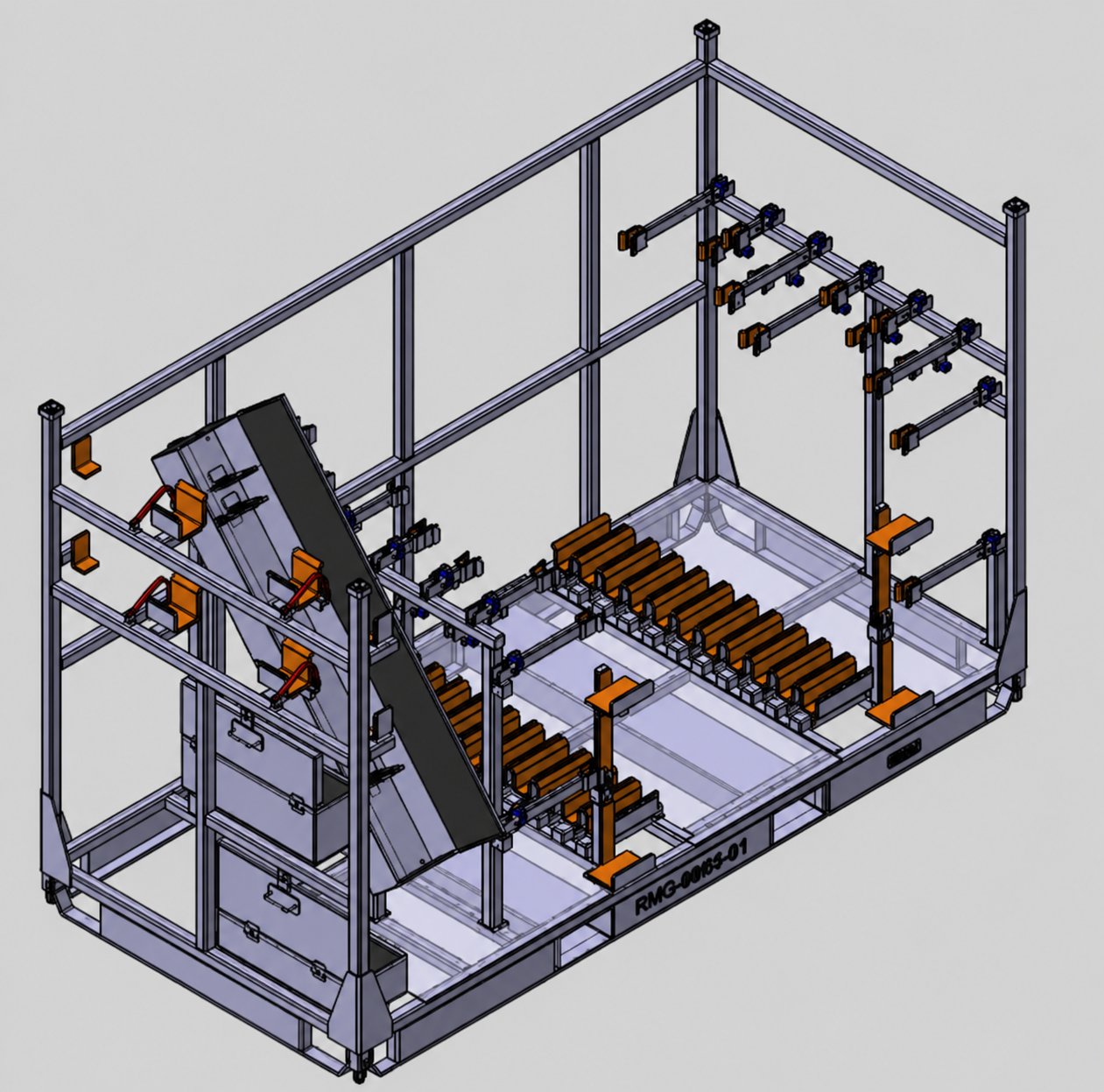Returnable Packaging — CAD render